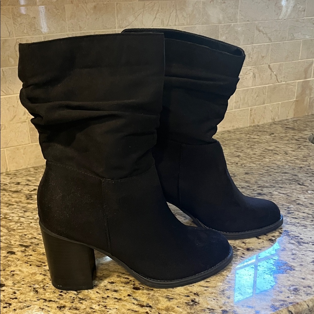 Bamboo sz 8.5 NEW (No Box) Black Women's Boots